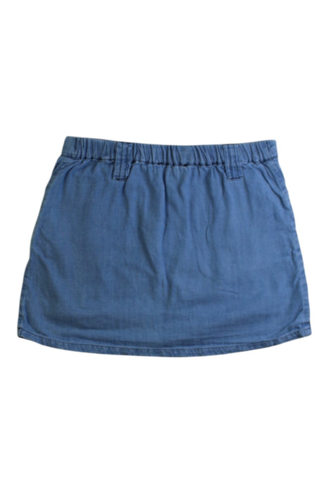 A Blue Short Skirts from Velveteen in size 4T for girl. (Back View)