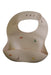 A Beige Bibs from Mushie in size 12-18M for boy. (Front View)