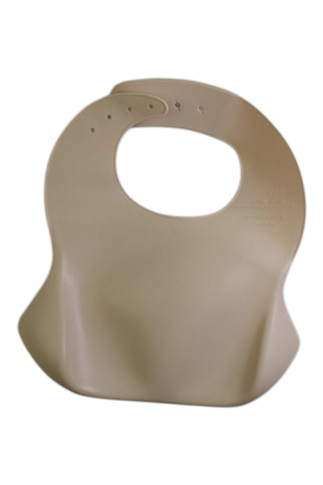 A Beige Bibs from Mushie in size 12-18M for boy. (Back View)