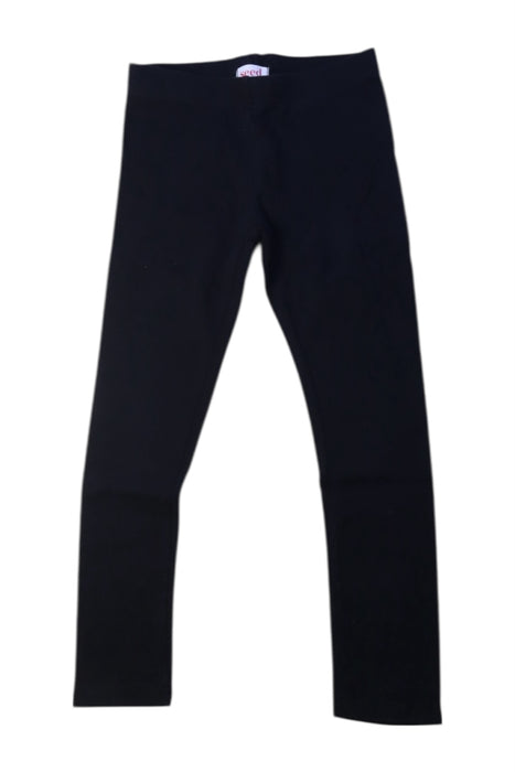 A Black Leggings from Seed in size 6T for girl. (Front View)