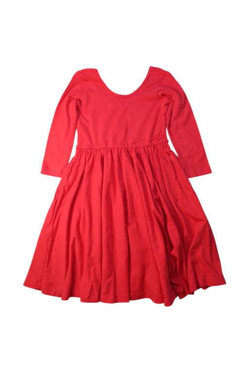 A Red Long Sleeve Dresses from Alice + Ames in size 6T for girl. (Front View)
