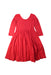 A Red Long Sleeve Dresses from Alice + Ames in size 6T for girl. (Front View)