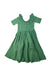 A Green Short Sleeve Dresses from Alice + Ames in size 6T for girl. (Front View)