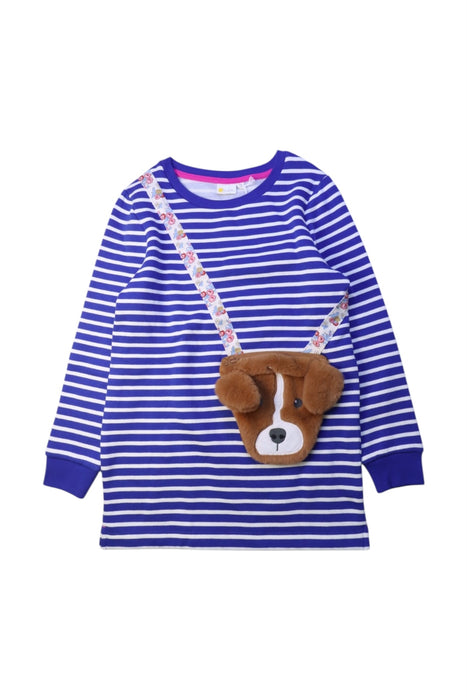 A Blue Long Sleeve Tops from Boden in size 8Y for girl. (Front View)