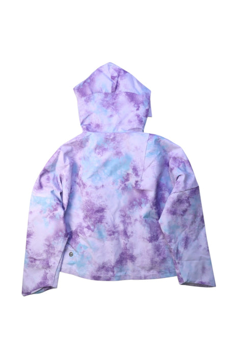 A Multicolour Rain Jackets from Moody Tiger in size 6T for girl. (Back View)