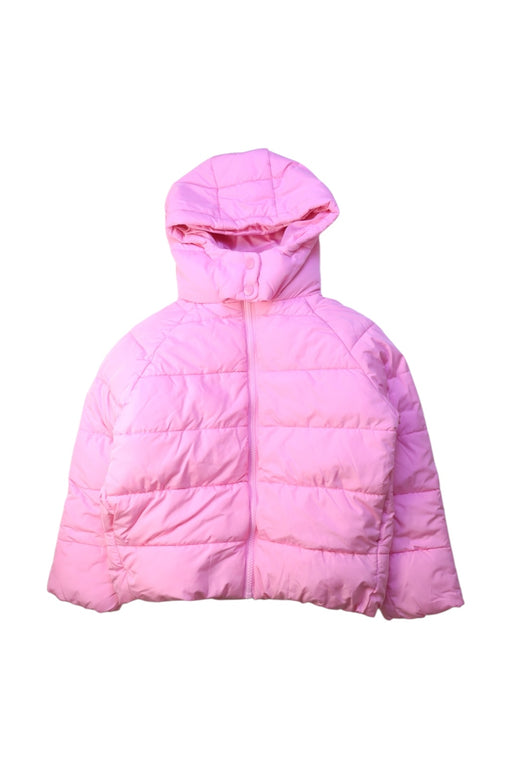 A Pink Puffer/Quilted Coats & Outerwear from Seed in size 7Y for girl. (Front View)