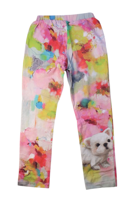 A Multicolour Leggings from Momonittu in size 10Y for girl. (Back View)