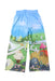 A Multicolour Casual Pants from Momonittu in size 8Y for girl. (Back View)