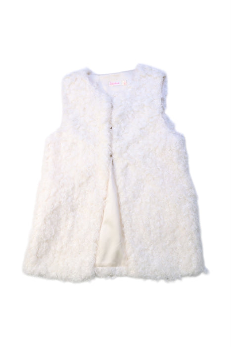A White Dress Up Vests from Billieblush in size 5T for girl. (Front View)