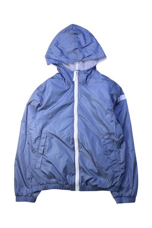 A Blue Lightweight Jackets from Il Gufo in size 10Y for boy. (Front View)