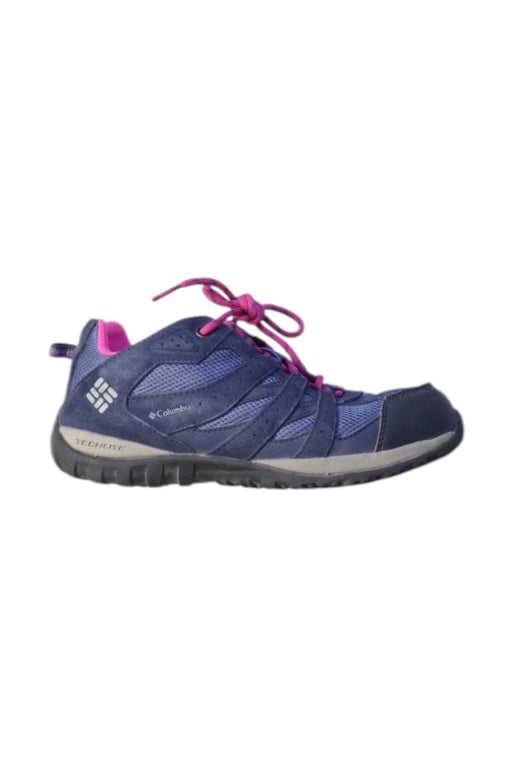 A Navy Sneakers from Columbia in size 10Y for girl. (Front View)