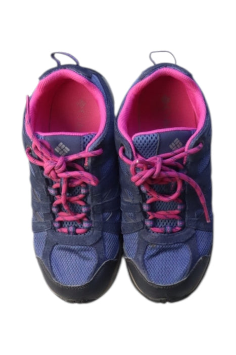 A Navy Sneakers from Columbia in size 10Y for girl. (Back View)