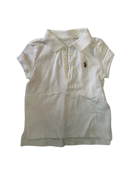 A White Short Sleeve Polos from Polo Ralph Lauren in size 2T for neutral. (Front View)