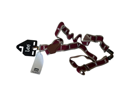 A Burgundy Suspenders from Lee in size O/S for neutral. (Front View)