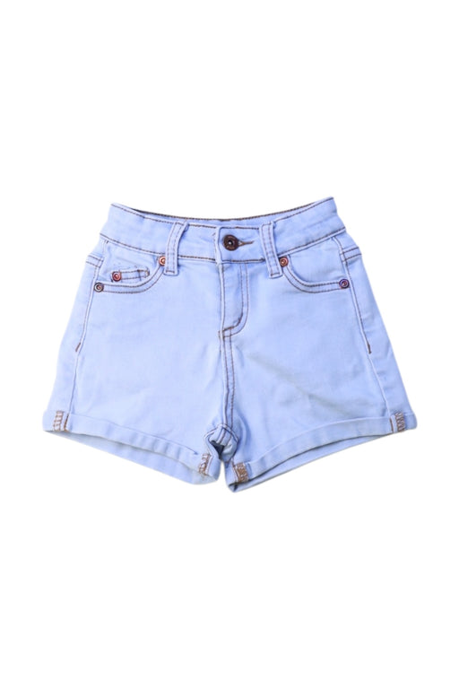 A Blue Shorts from Seed in size 3T for girl. (Front View)