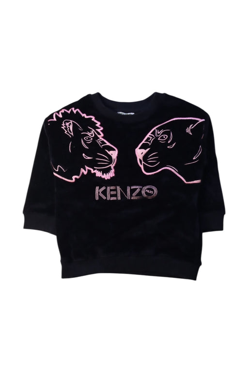 A Black Crewneck Sweatshirts from Kenzo in size 2T for girl. (Front View)