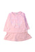 A Pink Long Sleeve Dresses from Kenzo in size 2T for girl. (Front View)