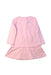A Pink Long Sleeve Dresses from Kenzo in size 2T for girl. (Back View)
