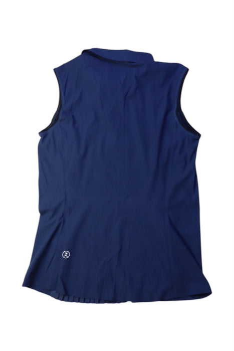 A Navy Sleeveless Polos from Moody Tiger in size 12Y for girl. (Back View)