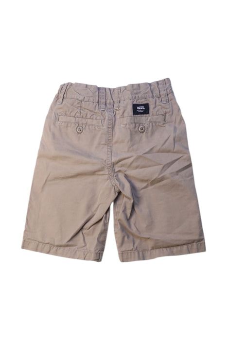 A Beige Shorts from Vans in size 7Y for boy. (Back View)