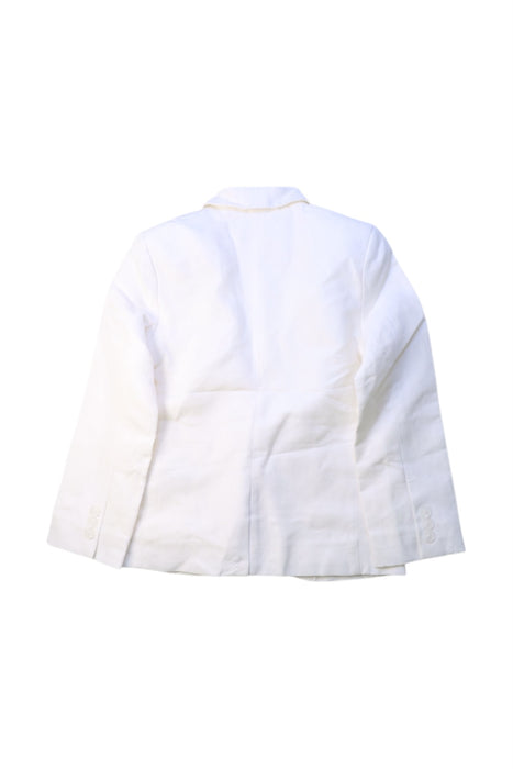 A White Blazers from Janie & Jack x Rachel Zoe in size 6T for girl. (Back View)
