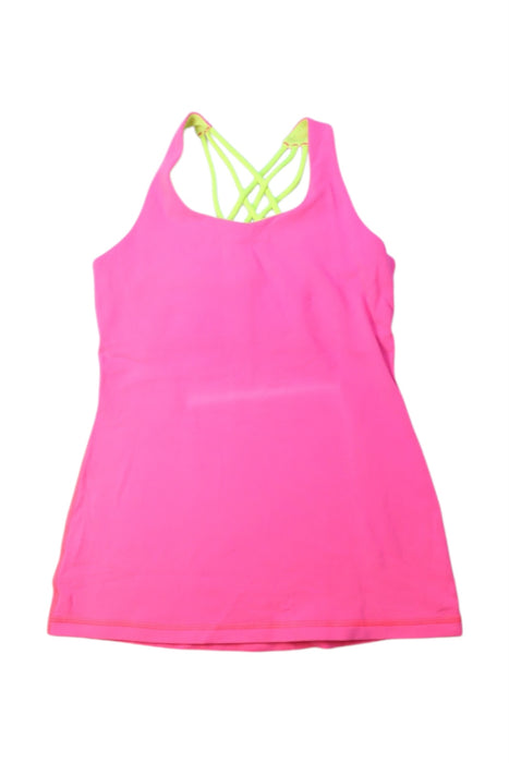A Pink Active Tops from Ivivva in size 12Y for girl. (Front View)