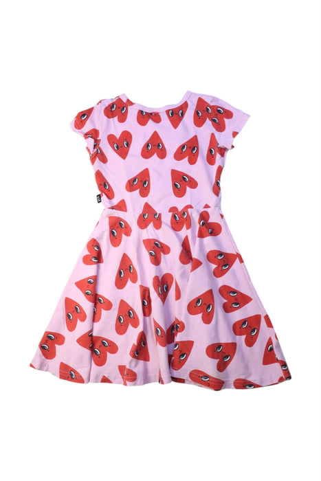 A Pink Short Sleeve Dresses from Rock Your Kid in size 5T for girl. (Back View)