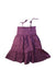 A Purple Sleeveless Dresses from Jamie Kay in size 4T for girl. (Front View)