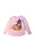 A Pink Long Sleeve Tops from Minti in size 4T for girl. (Front View)