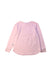 A Pink Long Sleeve Tops from Minti in size 4T for girl. (Back View)