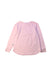 A Pink Long Sleeve Tops from Minti in size 4T for girl. (Back View)
