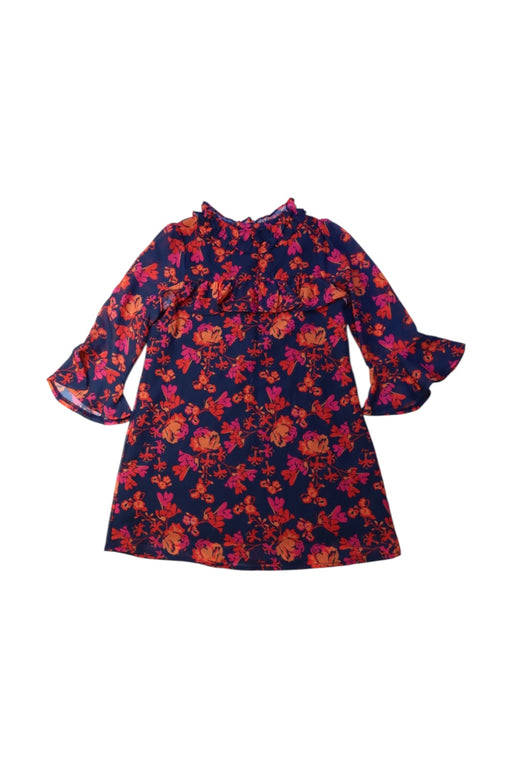 A Navy Long Sleeve Dresses from Origami in size 3T for girl. (Front View)