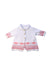 A White Cardigans from Purebaby in size 3-6M for girl. (Front View)