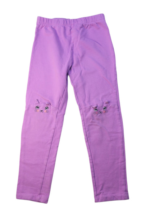 A Purple Leggings from Milkshake in size 6T for girl. (Front View)