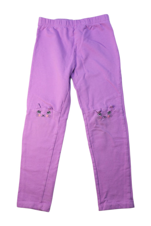 A Purple Leggings from Milkshake in size 6T for girl. (Front View)