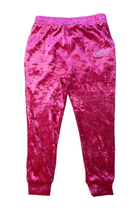 A Pink Sweatpants from Minti in size 4T for girl. (Back View)