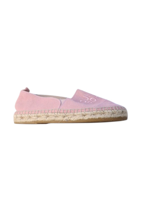 A Pink Espadrilles from Country Road in size 7Y for girl. (Front View)