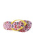 A Multicolour Flip Flops from Havaianas in size 4T for girl. (Front View)