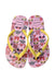 A Multicolour Flip Flops from Havaianas in size 4T for girl. (Back View)