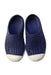 A Navy Aqua Shoes from Native Shoes in size 3T for girl. (Back View)