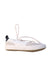 A White Sneakers from Seed in size 4T for girl. (Front View)