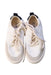 A White Sneakers from Seed in size 4T for girl. (Back View)