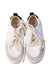 A White Sneakers from Seed in size 4T for girl. (Back View)