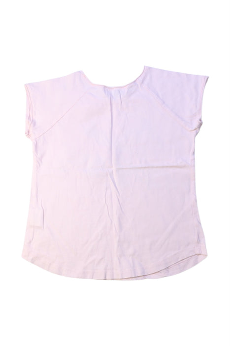 A Pink Short Sleeve Tops from Bonpoint in size 4T for girl. (Back View)