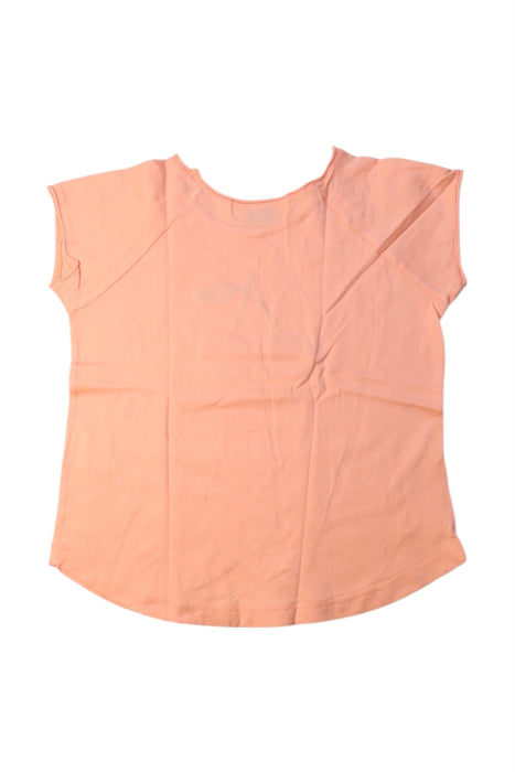 A Peach Short Sleeve Tops from Bonpoint in size 4T for girl. (Back View)
