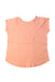 A Peach Short Sleeve Tops from Bonpoint in size 4T for girl. (Back View)
