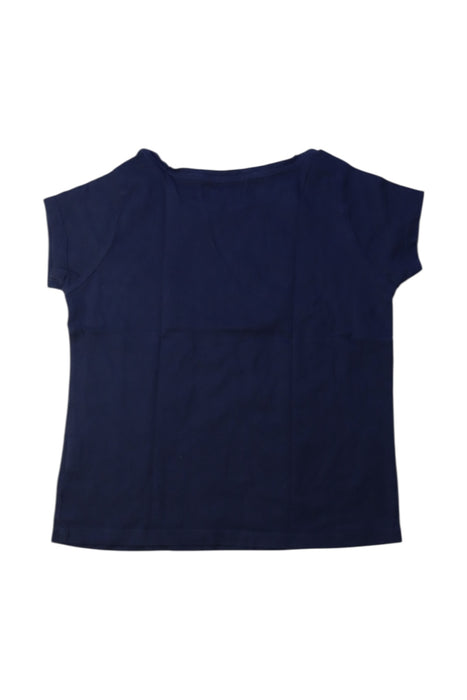 A Navy Short Sleeve T Shirts from Bonpoint in size 4T for girl. (Back View)