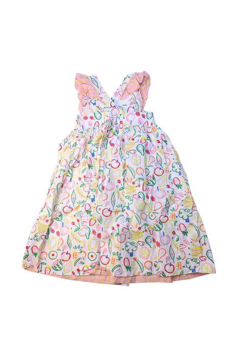 A Multicolour Sleeveless Dresses from Stella McCartney in size 6T for girl. (Back View)