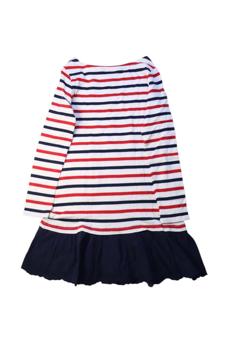 A Multicolour Long Sleeve Dresses from Polo Ralph Lauren in size 7Y for girl. (Back View)