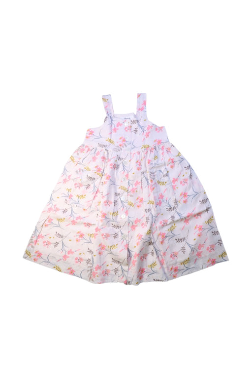 A Multicolour Sleeveless Dresses from Bonpoint in size 4T for girl. (Front View)